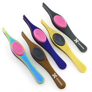 Juego de Pinzas para Cejas Inclinadas Profesionales Kounain - Acero Inoxidable, Diseño Moderno con la Bandera de Alemania, Duraderas, Reutilizables y Ligeras - Product Image 6