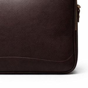 Sacs pour ordinateur portable en cuir légers, design personnalisé avec plusieurs poches, sacs pour ordinateur portable en cuir de couleur unie - Product Image 5