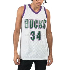 Ropa de equipo personalizada Camisetas de baloncesto Venta caliente tela de malla 100% poliéster impreso personalizado Laker baseket Ball Jersey - Product Image 1