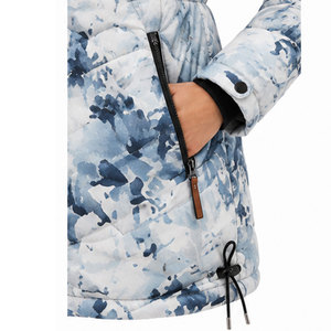 Chaqueta térmica para mujer con protección contra el viento, material de poliéster premium y interior suave y aislante para el invierno. - Product Image 5