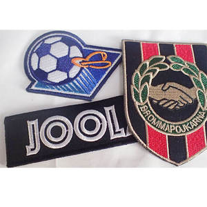 Badges brodés personnalisés par le fabricant, conception de badges brodés, patchs de logo brodés sur mesure pour vêtements - Product Image 2