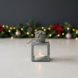 Wholesale Christmas Home Decorations Square Metal <b>Mini</b> Tea Light Candle Holder <b>Lantern</b> - Product Image 1