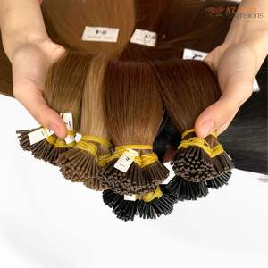 Extensions de cheveux I Tip de meilleure qualité, couleurs personnalisables, droites, sans emmêlement, sans perte, fournisseur de cheveux humains en gros - Product Image 2