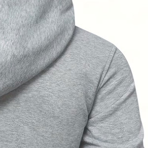 Sudadera con Capucha Casual Oversize de Forro Polar 100% Algodón Bordada con Bolsillo Canguro de Manga Larga para Invierno 2026 FORTLEO - Product Image 5