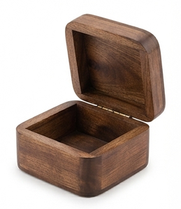 Handmade Carved Wooden Eco-Friendly Storage <b>Box</b> Rectangle <b>Keepsake</b> Case Jewelry Gift <b>Box</b> Custom Craft Packaging Customised Size - Product Image 1