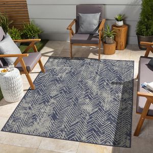 Sunshine GC_HAR2010 Blu 7 piedi 10 pollici X 10 piedi 3 pollici Set di Tappeti per Interni/Esterni - Product Image 1