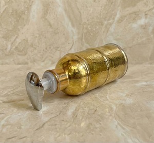 Decorative Hammered Metal Lotion Dispenser <b>Hand</b> <b>Soap</b> Pump Suitable for Hotel Bathroom Restaurant And Kitchen Use From India - Product Image 3