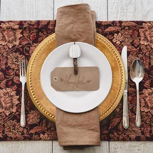 Assiette de Présentation Élégante pour Banquet – Décoration de Table Ronde Haut de Gamme pour Mariages et Événements - Product Image 5