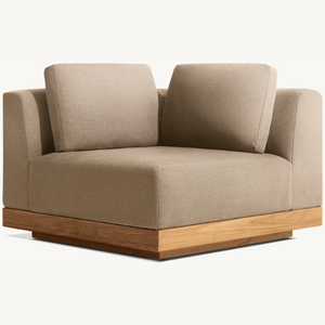 เฟอร์นิเจอร์โซฟาทำจากไม้สักพร้อมโฟมนุ่มและยืดหยุ่น มาพร้อมเบาะรองนั่งเพื่อความสวยงามภายในบ้าน - Product Image 4