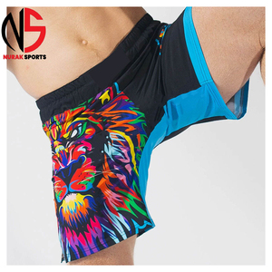 Shorts de MMA personnalisés en gros, en Spandex et Polyester, de haute qualité, durables et respirants, pour l'entraînement, en vente chez Nurak en 2026 - Product Image 6