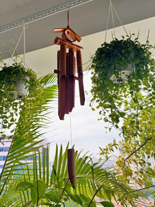 Campana de Viento de Bambú con Forma de Manzana, Tejida a Mano, Tamaño Grande/Mediano, Sonido Melodioso, Vietnam, Precio al por Mayor - Product Image 5