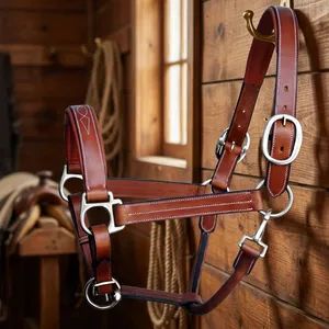 เชือกคล้องคอหนังม้าแบบกำหนดได้เองสินค้าจากผู้ผลิตอานม้าม้า - Product Image 1