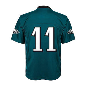 Maillot de football américain à manches courtes, personnalisé, séchage rapide, léger, tenue professionnelle pour l'entraînement estival - Product Image 6