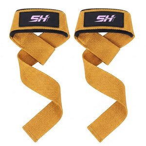 Sangles de musculation unisexes renforcées avec boucle de poignet pour haltères, accessoire d'entraînement intensif pour soulevé de terre et entraînement de force - Product Image 5