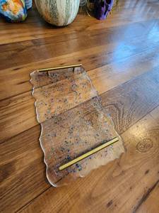 Bandeja de Servicio Multiusos de Resina, Diseño Elegante para el Hogar, Cafeterías y Hoteles, Bandeja de Servicio Hecha a Mano, Bandeja de Resina de Alta Demanda - Product Image 5