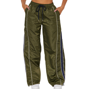 Pantalon cargo femme, design professionnel, taille basse, respirant, coupe ample, style streetwear, pantalon de jogging décontracté pour femme - Product Image 1