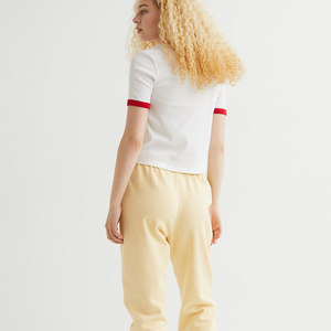 Pantalones Deportivos de Mujer, Ecológicos, Vintage, con Estampado Animal, Cintura Alta, Cierre con Cordón, Corte Bootcut, a la Moda - Product Image 3