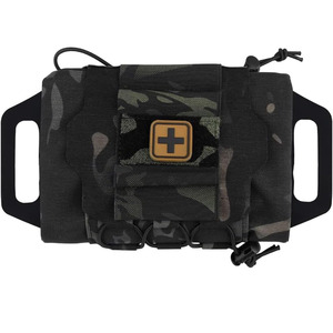Portable waterproof medical utility pouch for travel first aid emergency survival and compact medicine storage organization - Product Image 5