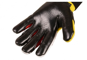 Nouveauté 2026 – Gants de gardien de but professionnels SUBHAY en néoprène jaune et latex noir, paume en latex haute adhérence, logo personnalisé - Product Image 3