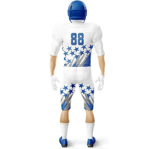 Full Sublimation Digital Print Rugby Jersey Shirt and Pant Made of 100% Polyester American Football Uniform Custom Club Set - Product Image 3
