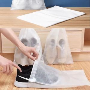 Sacs de rangement pour la maison en PP non tissé, réutilisables, durables, anti-poussière, avec cordon de serrage, pour chaussures, vêtements et voyages - Product Image 3