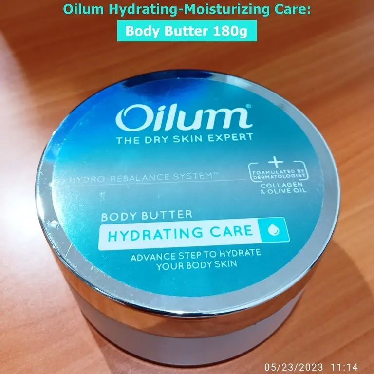 Burro per il corpo idratante di qualità Premium Oilum 180 grammi per mantenere e ripristinare l'idratazione naturale della pelle