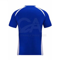 Maillot de football respirant à manches courtes pour adulte de haute qualité, logo personnalisé imprimé, prix bas en promotion