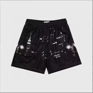 Light Weight Polyester Mesh <b>Shorts</b> for summer Custom Sublimation Embroidery Gym Wear Plain High-Density Fabric High Quality - Product Image 3