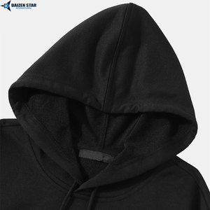 Custom Logo Winter Pullover Hoodies Oversized Streetwear Polyester/Cotton Fleece OEM Bulk Manufacturer - Product Image 6