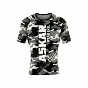 เสื้อรัดรูปพิมพ์ลายแบบซับลิเมชั่นสำหรับผู้ชาย สำหรับกีฬาทางน้ำกลางแจ้ง ผ้าสแปนเด็กซ์น้ำหนักเบา เหมาะสำหรับออกกำลังกาย - Product Image 3
