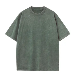 Camiseta de Hombre Oversize Vintage con Lavado Ácido, Manga Corta, Cuello Redondo, 100% Algodón, Diseño Personalizable con Serigrafía, Tejido Jersey - Product Image 3