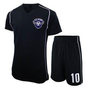 Set Uniforme Arbitro Calcio 100% Poliestere per Sublimazione, Taglio Automatico, Asciugatura Rapida, Elasticizzato, Abbigliamento da Allenamento Personalizzato - Product Image 5