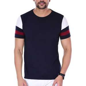 Camisetas de Hombre de Manga Corta, Cuello Redondo, Corte Regular, Color Sólido, Tejido Casual de Spandex/Poliéster, Logotipo Frontal, Transpirable, Personalizable - Product Image 1