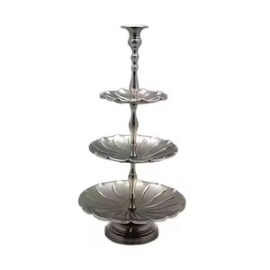 Support à gâteau en métal de qualité supérieure à 2 niveaux, présentoir à desserts, plateau de service pour cupcakes, décoration de table pour mariage et événements - Product Image 6