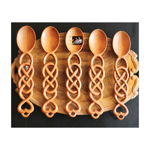 Fabricant de petites cuillères en bambou écologiques 16*4 cm / fourchettes en bois / mini cuillères en bambou - Product Image 6