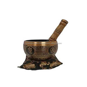 ชามร้องเพลงทำจากทองเหลืองคุณภาพดีทำด้วยมือเหมาะสำหรับการทำสมาธิด้วยเสียงการบำบัดโยคะและการผ่อนคลาย - Product Image 5