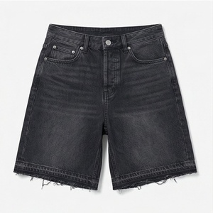 Shorts de Mezclilla para Mujer, Jeans de Moda Urbana con Apliques, Calidad Premium, Casuales, de Verano, para Exteriores, Ropa de Boutique Moderna - Product Image 1