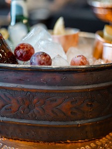 Galvanized Ice Tubs For Parties Events Beverage Cooling Bucket Home Bars Clubs And Outdoor <b>Serving</b> Use Stylish Metal Tub - Product Image 3