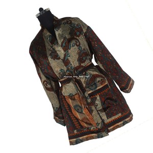 KS007 African Caftan Night Wear Maxi Colorful Design Women Short Kaftan Hippie Boho Dress Vintage Sari <b>Kimono</b> Short <b>Plus</b> <b>Size</b> - Product Image 2