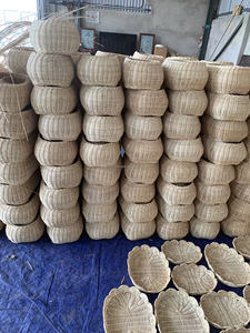 ตะกร้าเก็บของอเนกประสงค์แบบใหม่ สไตล์โบฮีเมียน รูปทรงหยัก ผลิตจากไม้ไผ่ทอมือ เป็นมิตรกับสิ่งแวดล้อม ใช้จัดระเบียบเสื้อผ้าและอุปกรณ์สำนักงาน รับผลิตแบบ OEM - Product Image 2