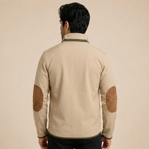 เสื้อผ้ากันลมกันน้ำทนทานใส่สบายสำหรับการเดินทาง เสื้อแจ็คเก็ตซอฟต์เชลล์บุรุษ เสื้อแจ็คเก็ตซอฟต์เชลล์บุรุษสำหรับทำงานที่ให้ความอบอุ่นและสวมใส่สบาย - Product Image 2