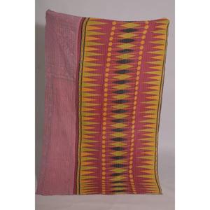 Floral Kantha <b>Quilt</b> Boho Cotton <b>Throw</b> Handmade Indian Vintage Reversible Blanket Bedspread Cozy Decor Eco-Friendly Washable - Product Image 2