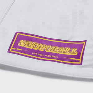 Kimono de Jiu-Jitsu BJJ Shoyorol Citrine Competitor Blanc, Édition Spéciale Limitée, Prix de Gros RTS - Product Image 4