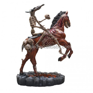 The Dark Rider Egg Bench Easter Bunny Pumpkin Rooster Table Giant <strong>Skeleton</strong> Halloween Archway Candle <strong>Large</strong> Fiberglass <strong>Decoration</strong> - Product Image 5