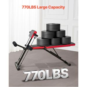 Panca per Iperestensione Roman Chair per Home Gym - Capacità di Carico 770 Libbre, Regolabile, Pieghevole, Multifunzionale - Product Image 3