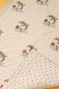 Edredón Reversible para Bebé, Hecho a Mano, con Relleno de Algodón Mul Premium, Atractivo Diseño Multicolor, Ideal para Decoración del Hogar - Product Image 2