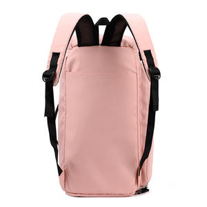 Sac de sport RYBIC rose grande capacité en polyester avec fermeture éclair et sangle réglable unisexe pour fitness et loisirs - Product Image 6
