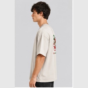 T-shirts en tricot surdimensionnés pour hommes entièrement personnalisés de haute qualité, manches courtes, streetwear, séchage rapide - Product Image 6