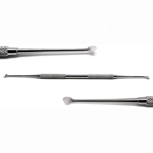 VIDIFIVE Manual <b>Dental</b> Molt Surgical Curettes Plastic Steel Equipment for Teeth Cyst Removal Cleaning Basis Surgical Instruments - Product Image 3