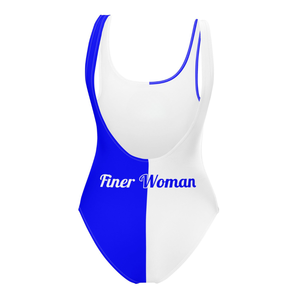 Traje de Baño de Una Pieza en Dos Tonos Zeta Phi Beta 1920, Ropa de la Hermandad Griega, Traje de Baño Elástico Premium para Mujer - Product Image 4